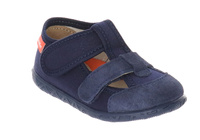 Milami kapcie z dwoma rzepami granatowe