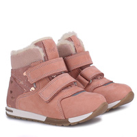 Emel Dolomiti buty zimowe EV 2721-25 różowe w serduszka