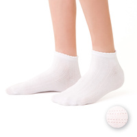 Steven skarpetki stopki ażurowe białe 197004